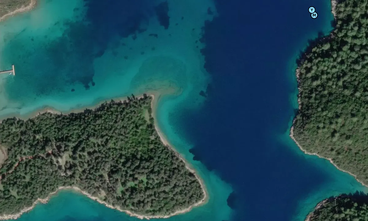 Satelite image of Castle Island East