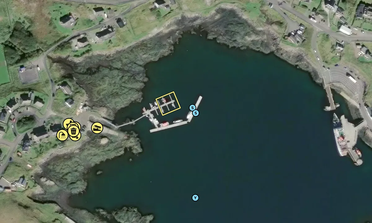 Satelite image of Castlebay