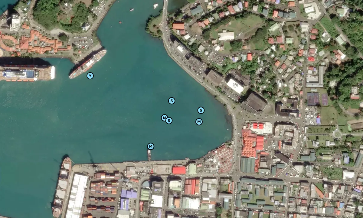Satelite image of Castries 1