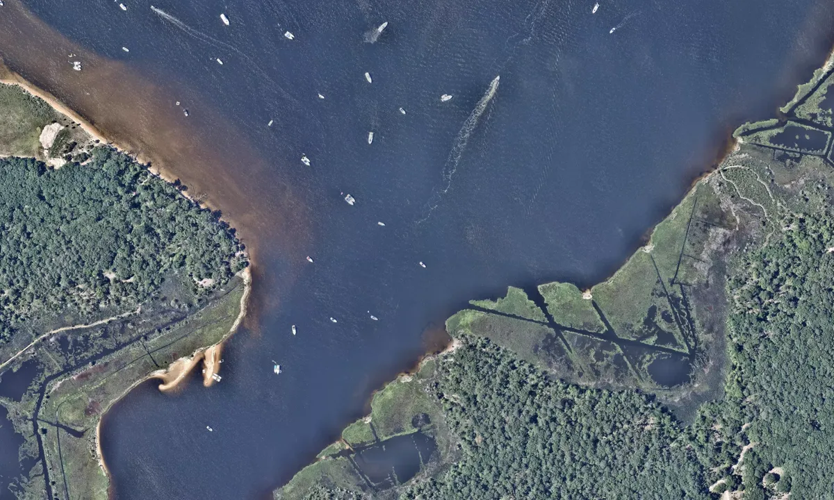 Flyfoto av Cattus Island Anchorage