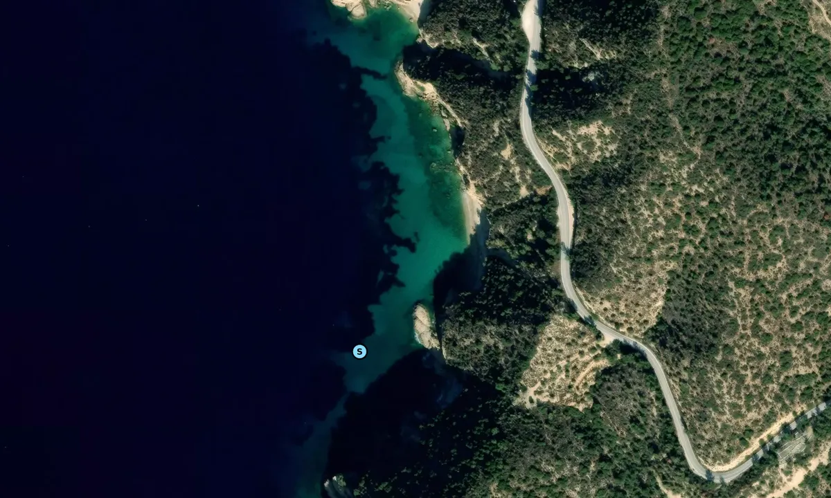 Satelite image of Cave Bay