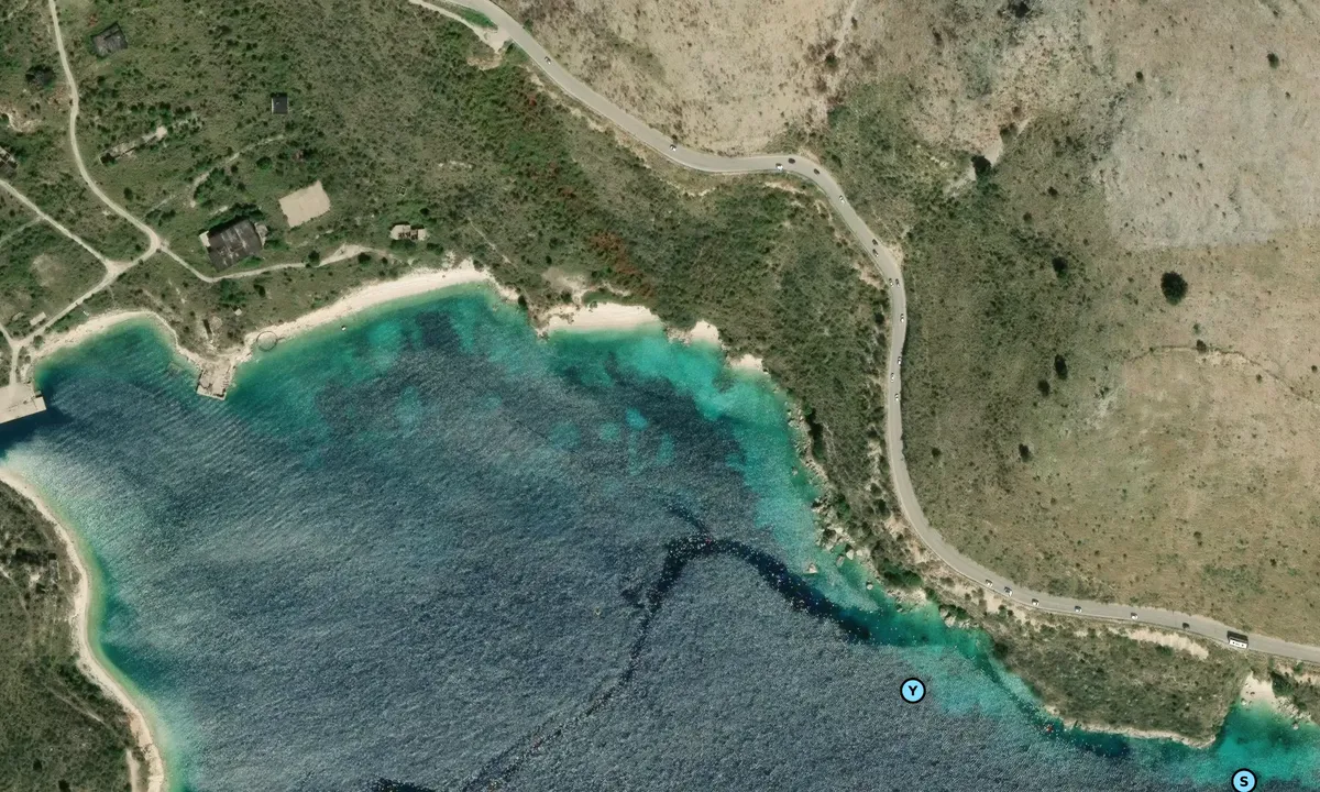 Satelite image of Cave of Porto Palermo