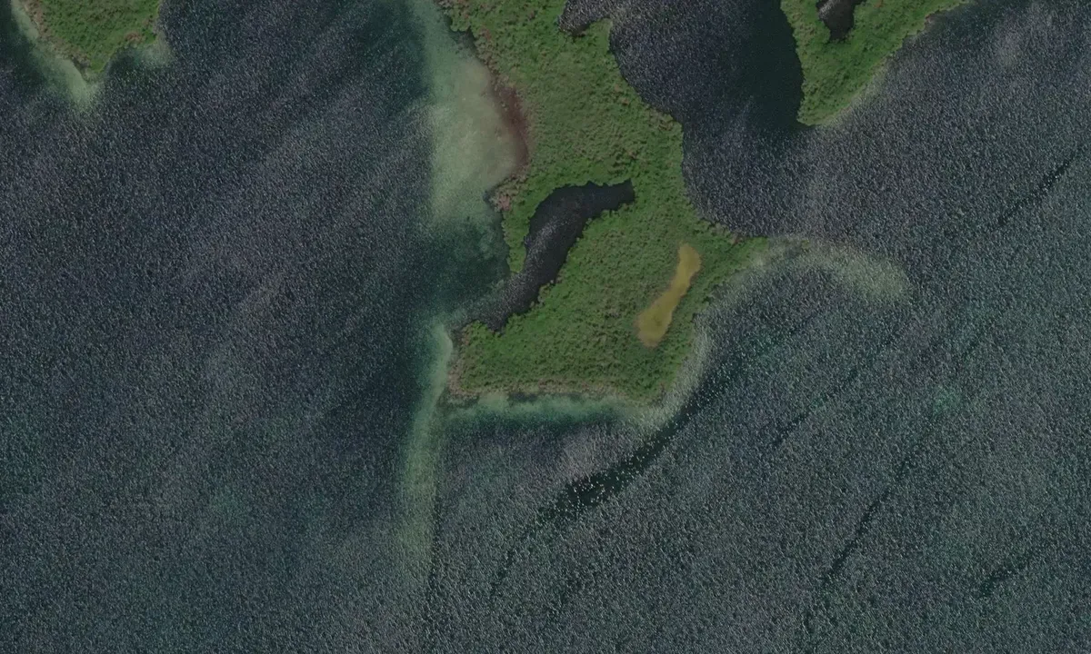 Satelite image of Cayo Ines de Soto