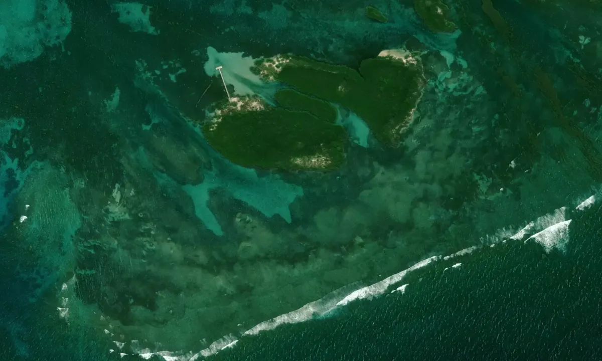 Flyfoto av Cayos de Cana Gorda (dive mooring)