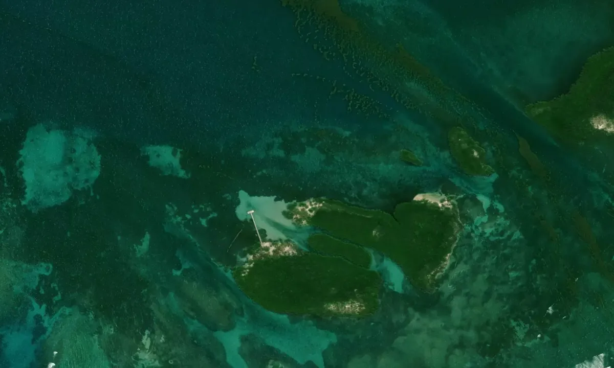 Flyfoto av Cayos de Cana Gorda (moorings)