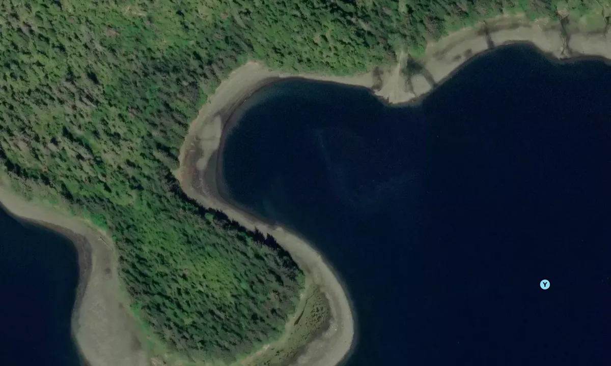 Satelite image of Cedar Cove Bight