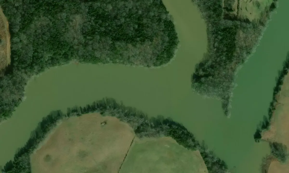 Satelite image of Cedar Creek 1