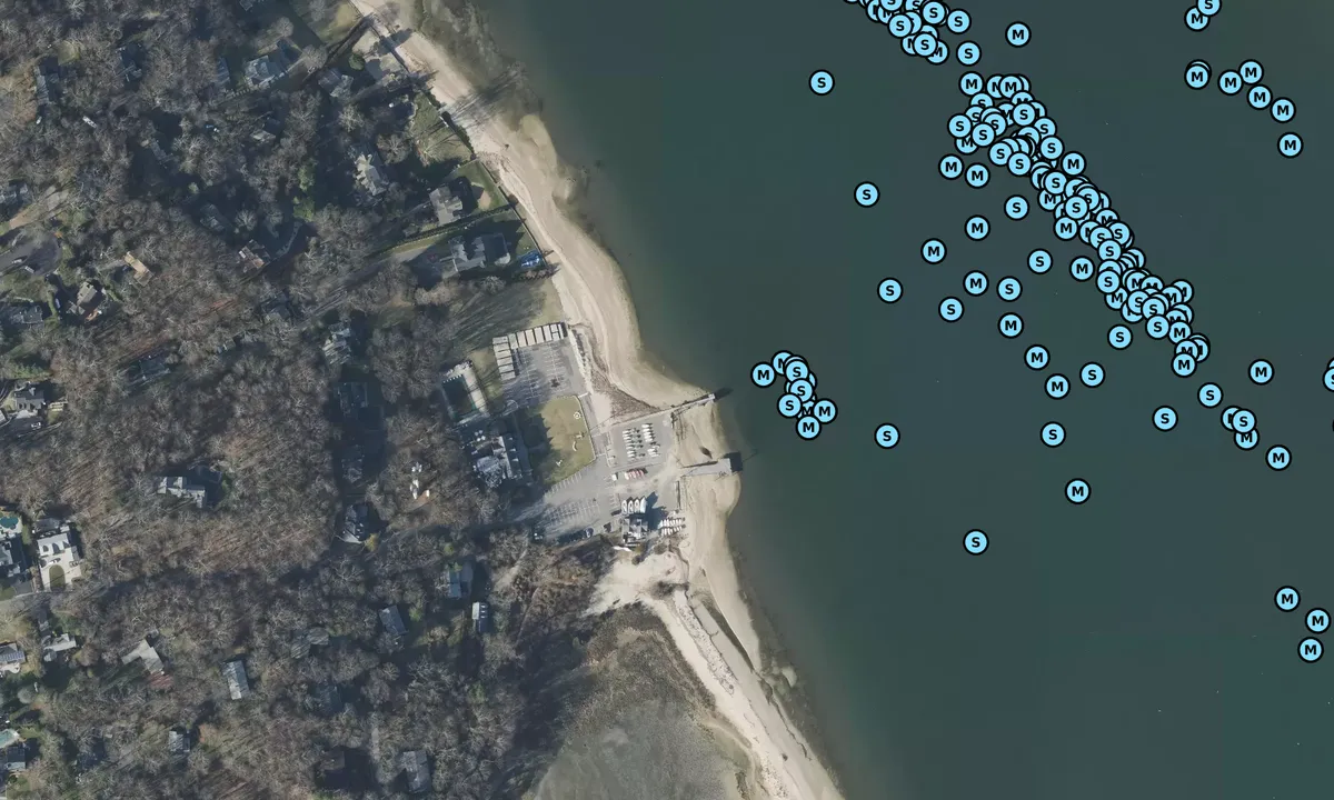 Satelite image of Centerport Yacht Club - Suffolk