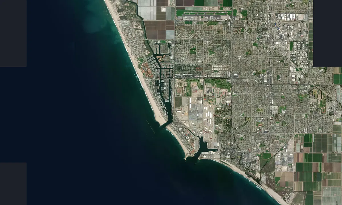 Flyfoto av Channel Islands Landing