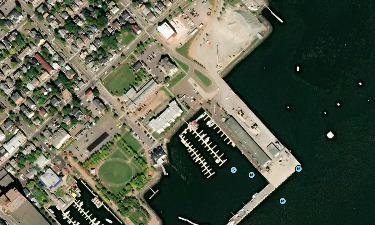 Satelite image of Charlottetown Marina