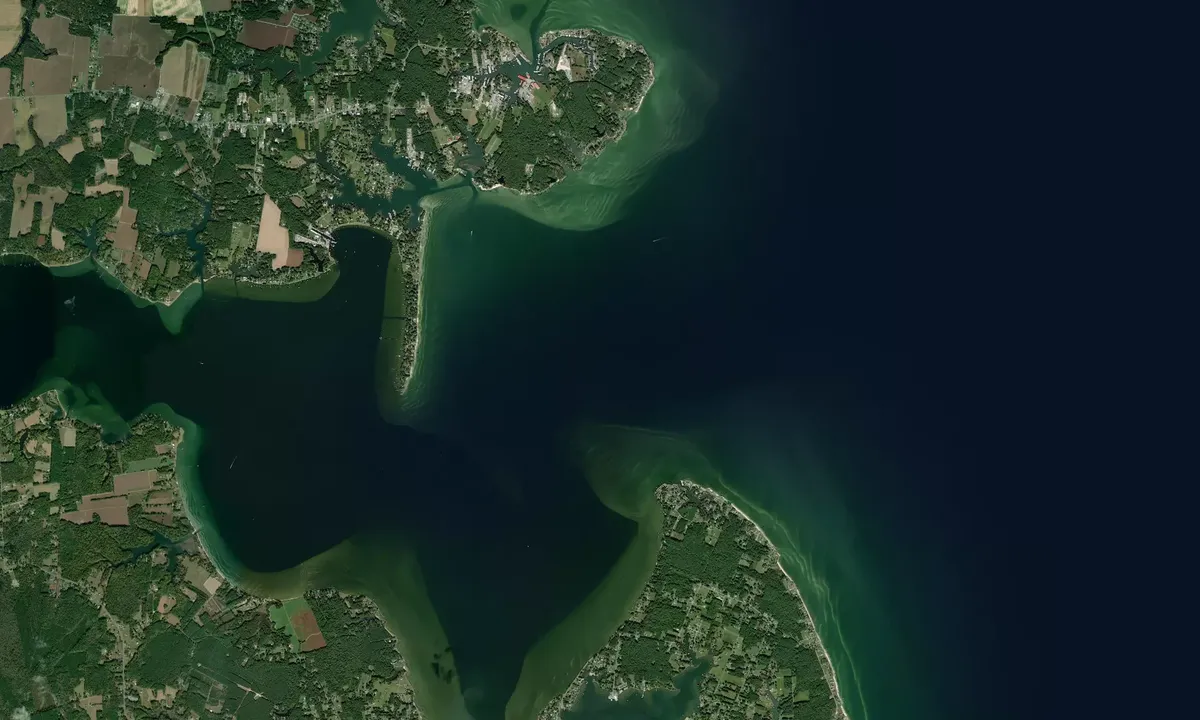 Flyfoto av Cherry Point Outer