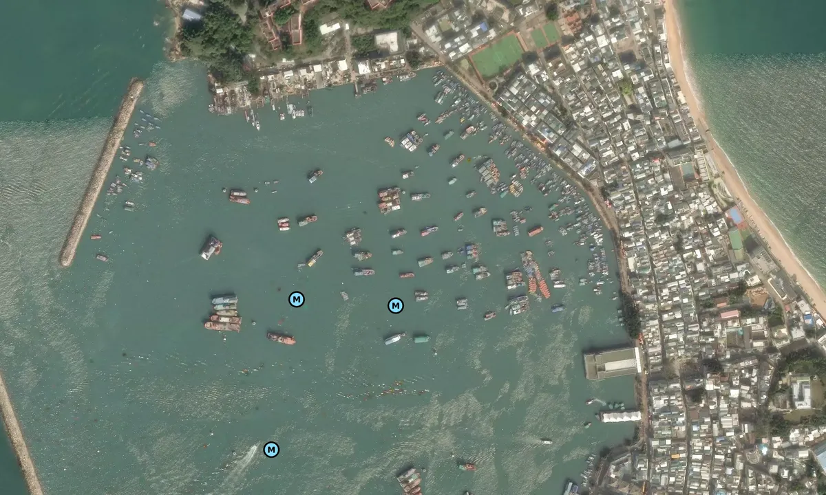 Satelite image of Cheung Chau