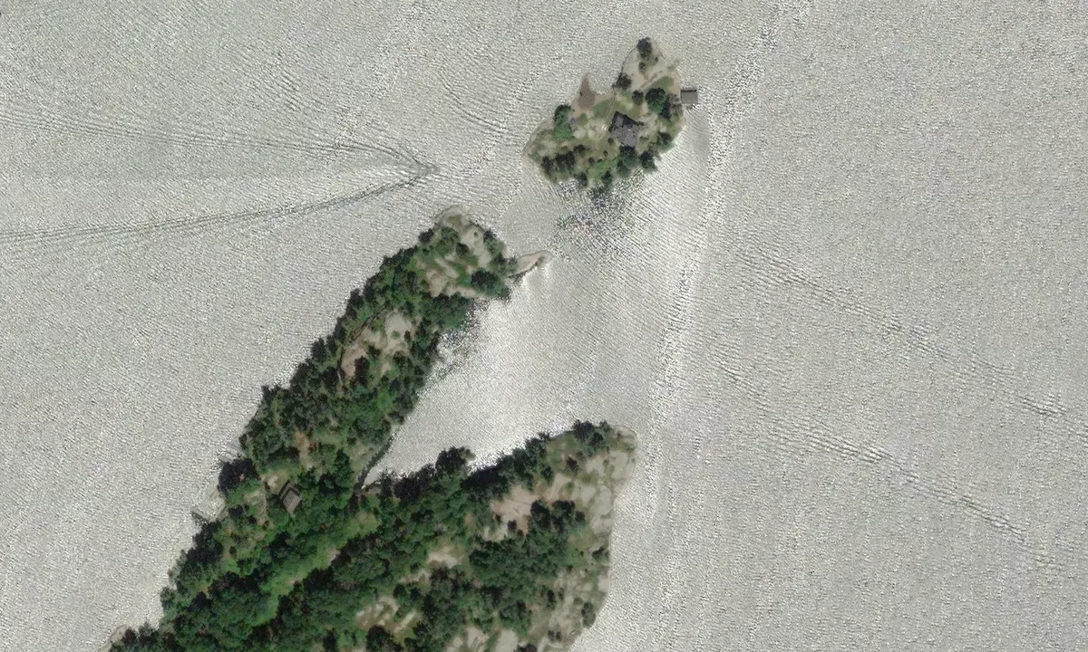 Satelite image of Chippewa Bay