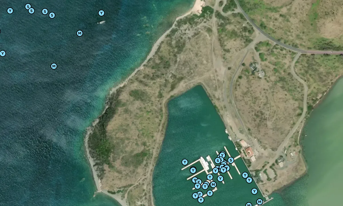 Satelite image of Christophe Harbour 1