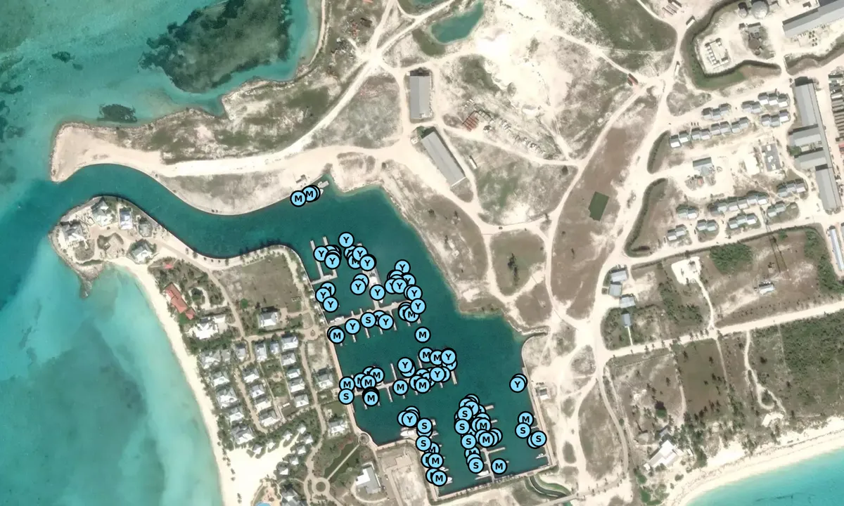 Satelite image of Chub Cay Club Marina