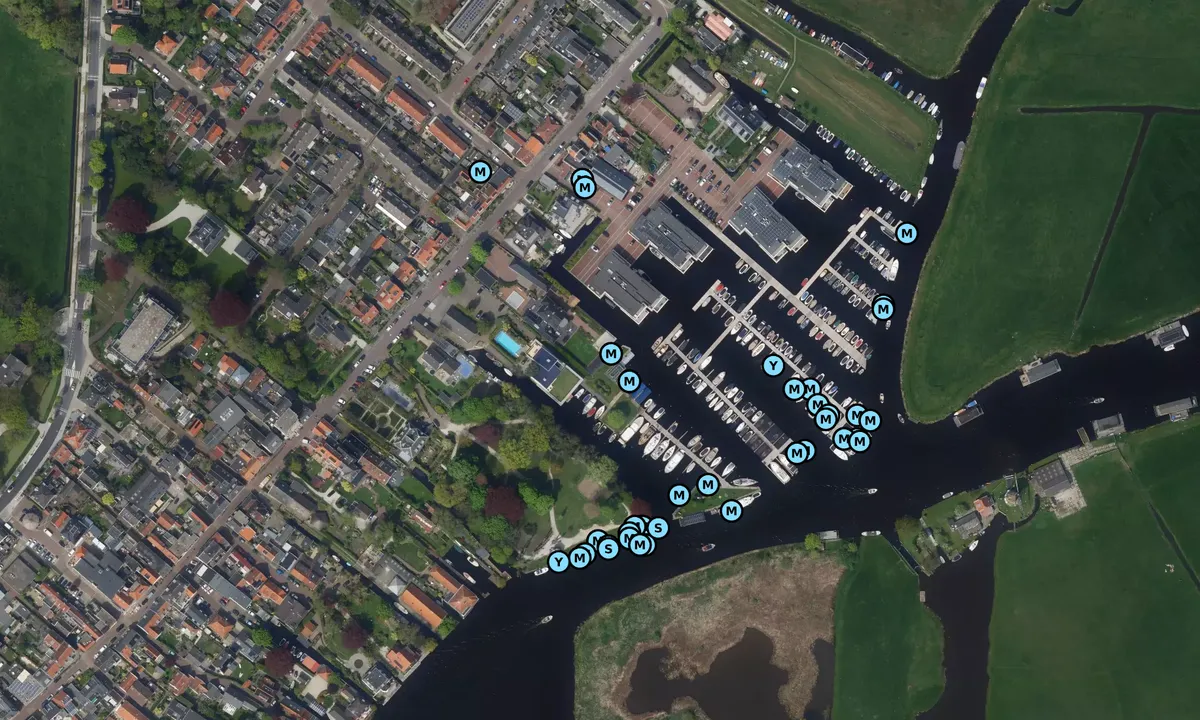 Satelite image of Cieco Marina / Jachthaven Warmond