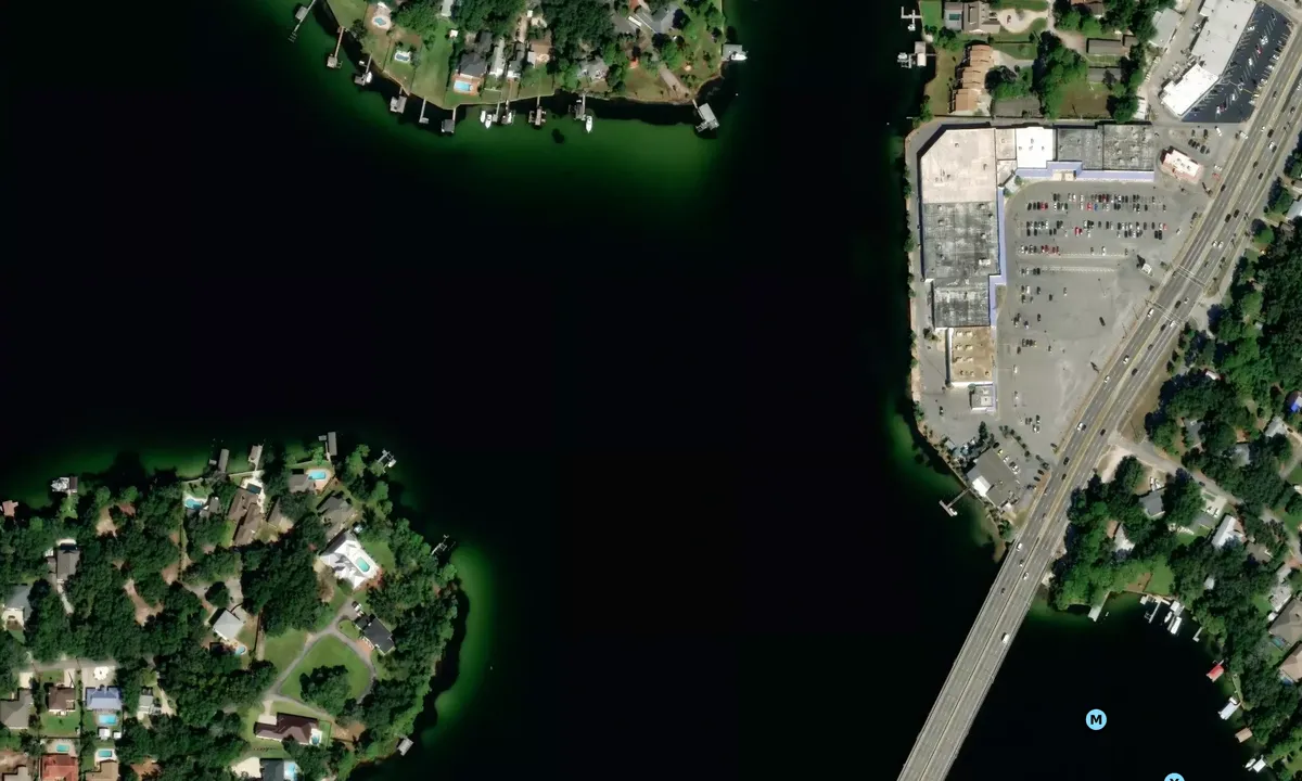 Satelite image of Cinco Bayou