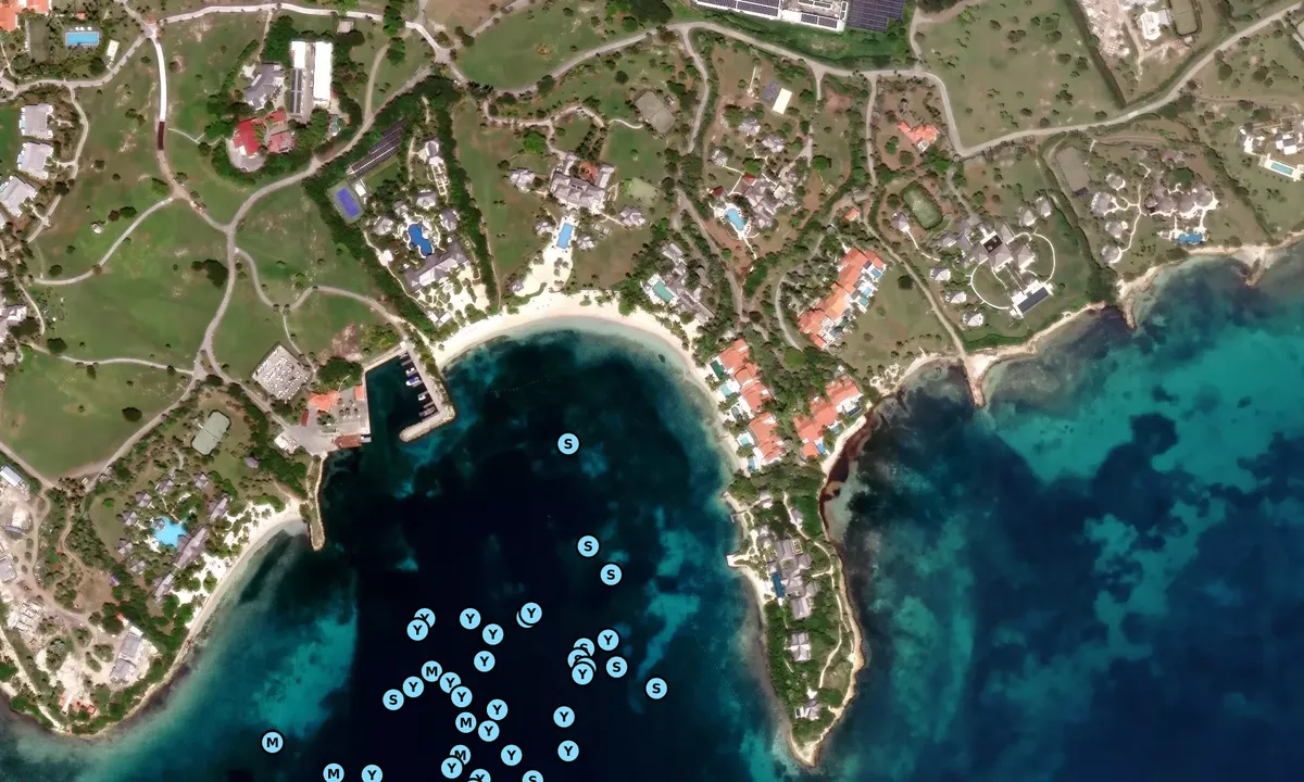 Satelite image of Cistern Point