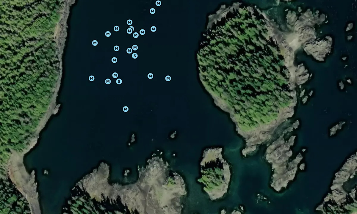 Satelite image of Clam Inlet