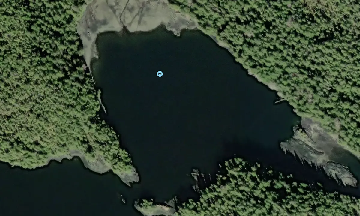 Satelite image of Clare Island - Alaska