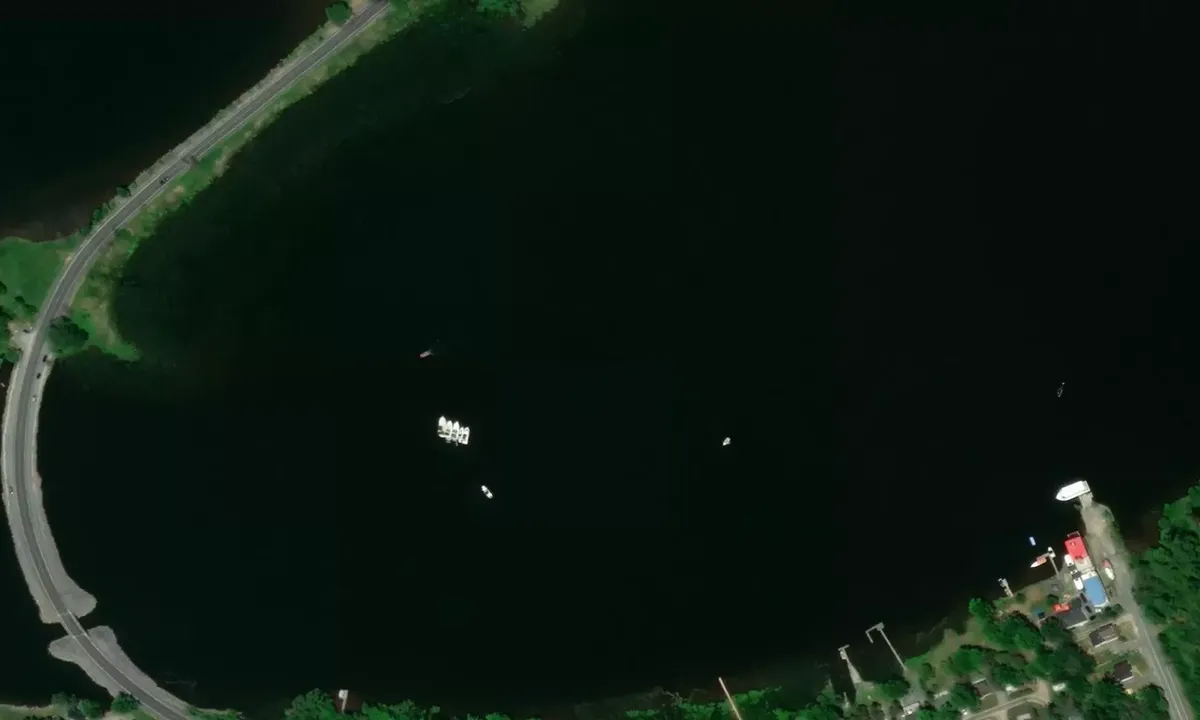 Satelite image of Clarence Islands