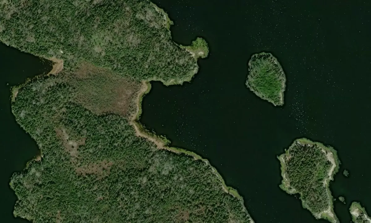 Flyfoto av Clarkes Island