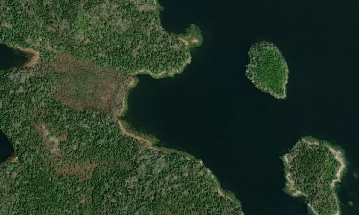 Satelite image of Clarkes Island