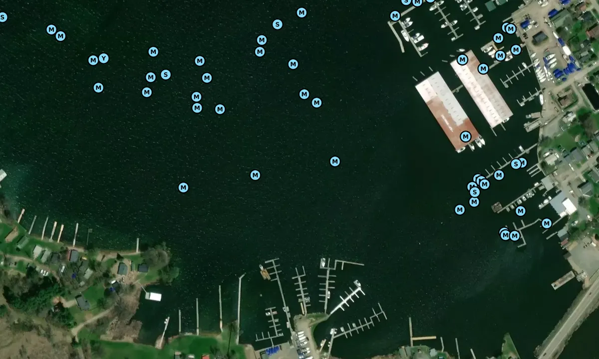 Satelite image of Clayton Harbor