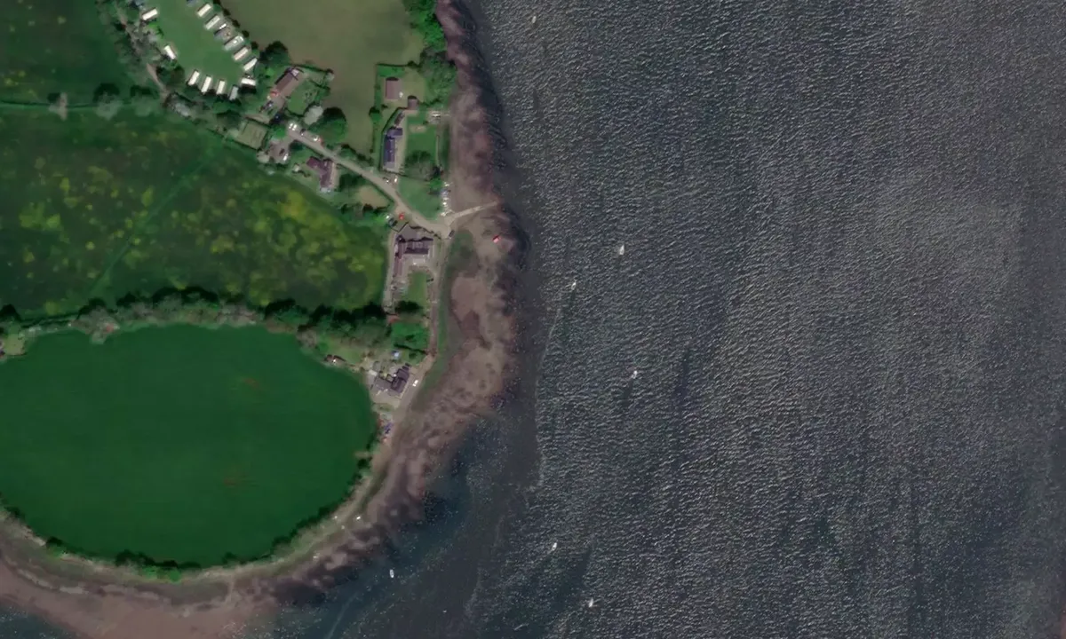 Satelite image of Cleddau Ddu