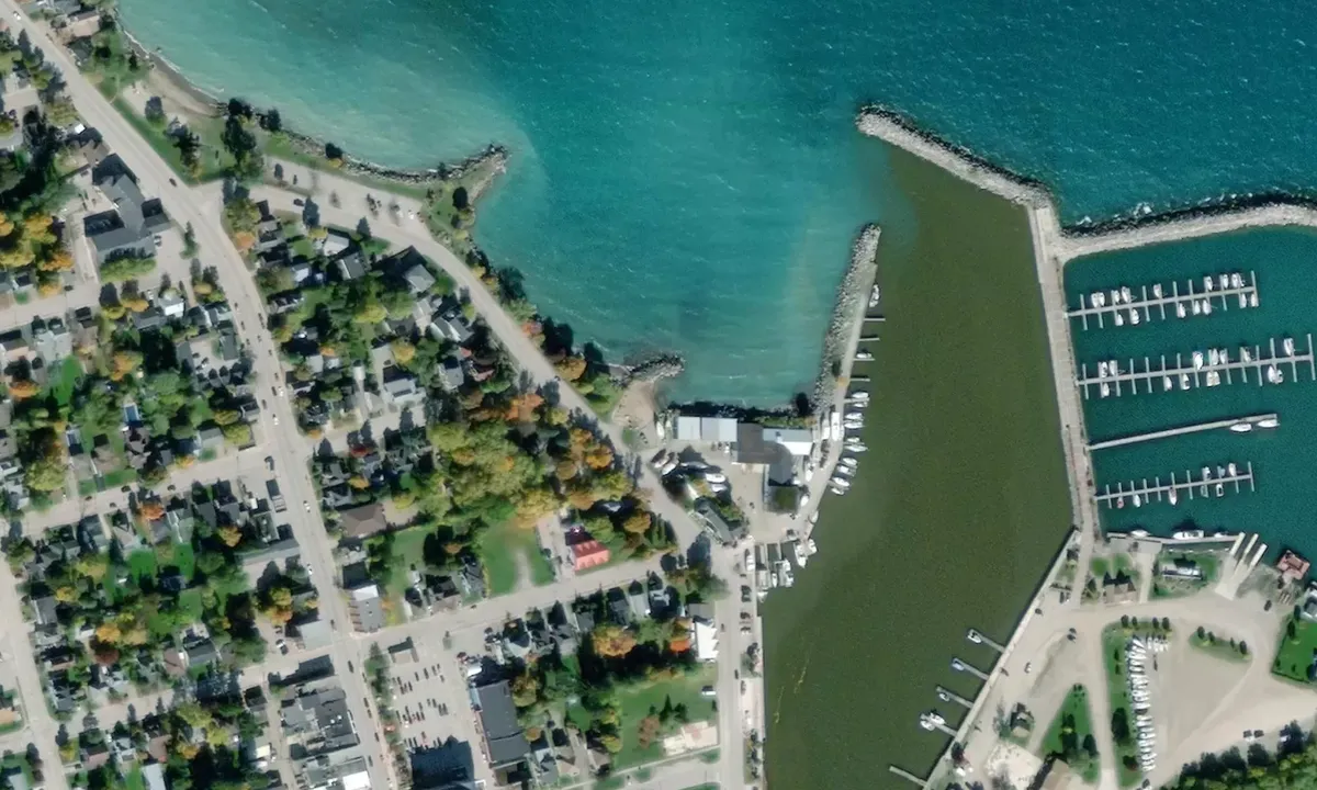 Satelite image of Cliff Richardson Boats - Meaford