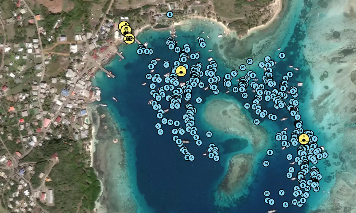 Satelite image of Clifton Harbour West (Customs)