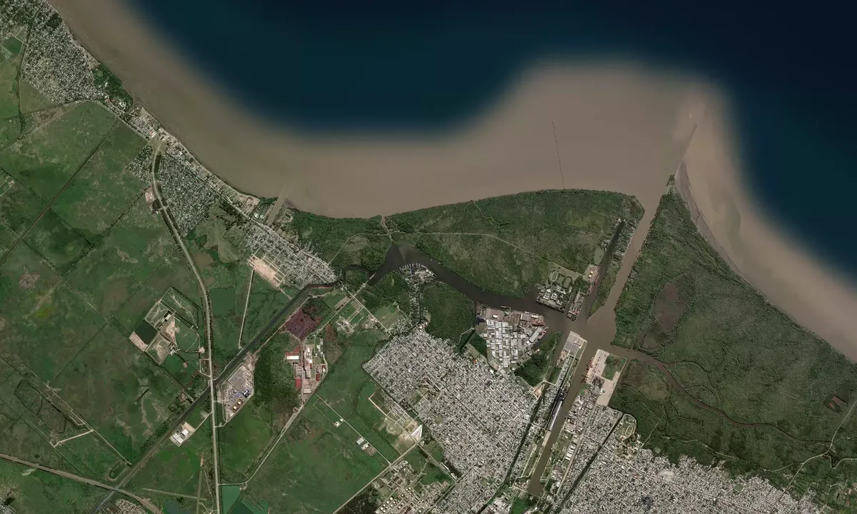Flyfoto av Club de Regatas La Plata