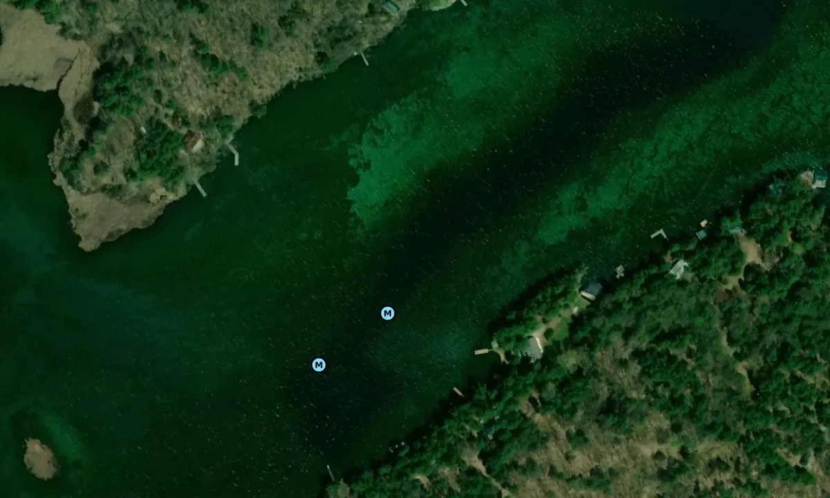 Satelite image of Club Island Bay