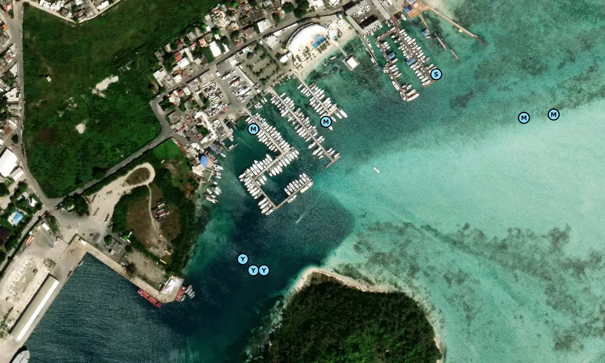 Satelite image of Club Nautico De Santo Domingo, inc