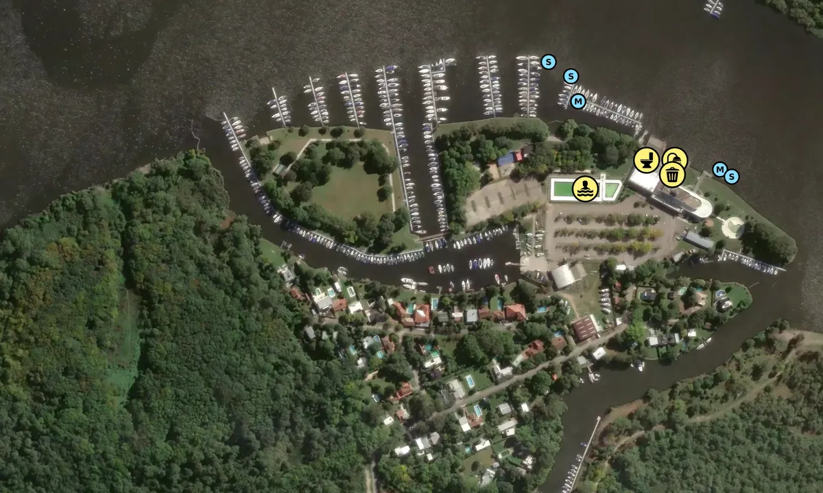Satelite image of Club Regatas La Plata