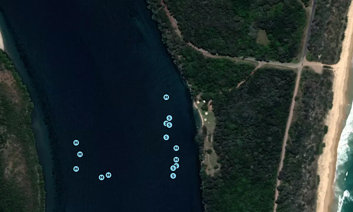 Satelite image of Coal Wharf Reserve