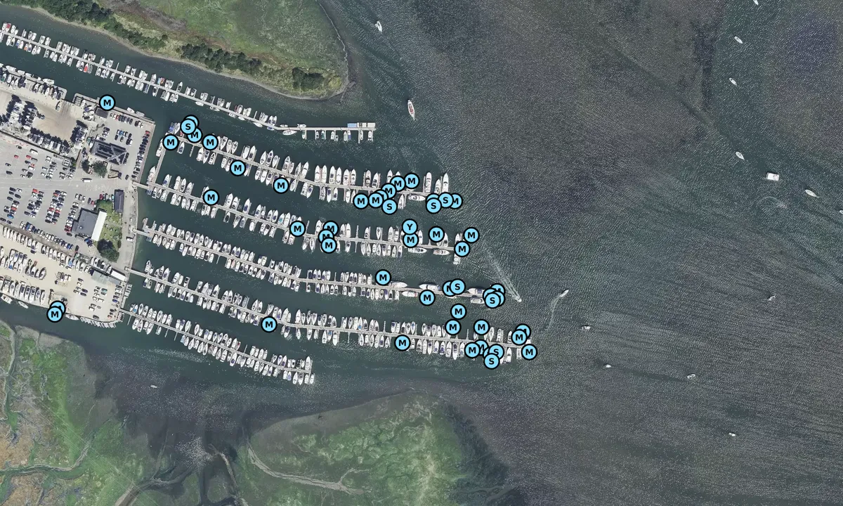 Satelite image of Cobb's Quay Marina