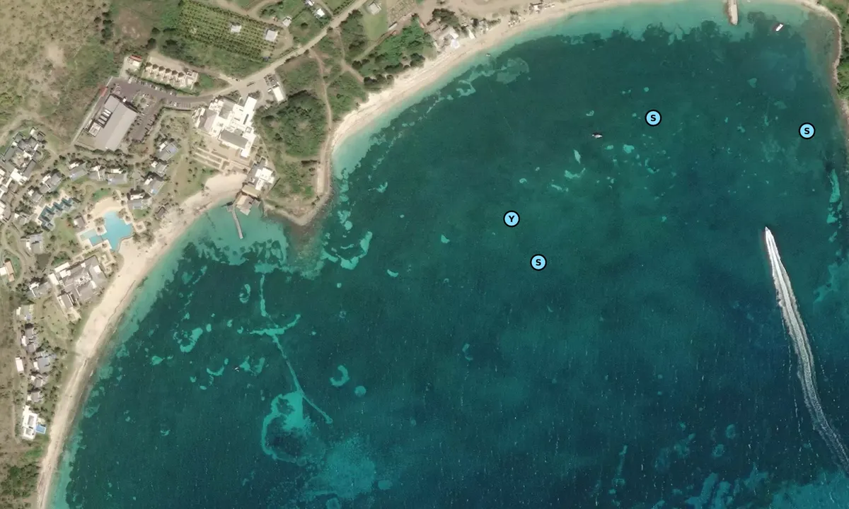 Satelite image of Cockleshell / Banana Bay