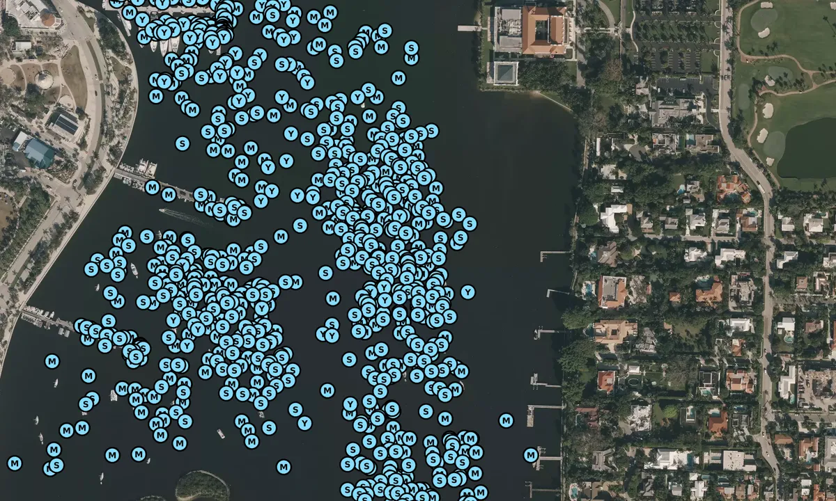 Satelite image of Cocoanut Grove