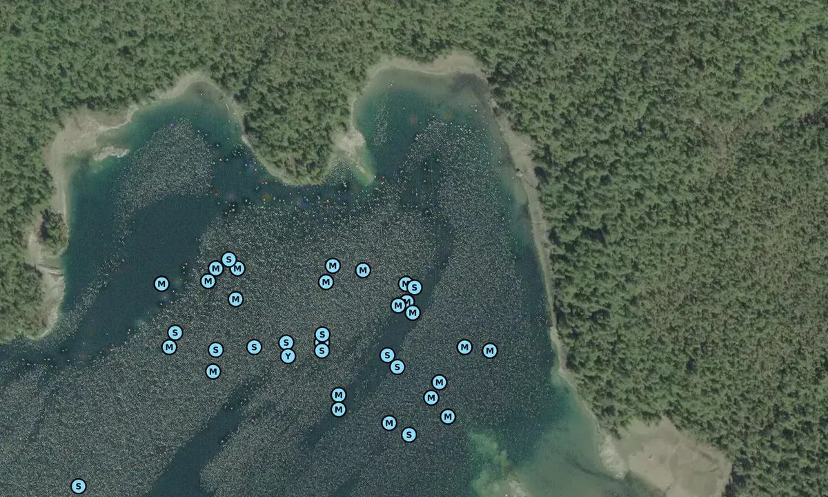 Satelite image of Codville Lagoon East