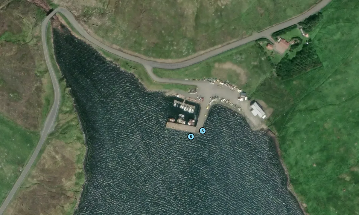 Satelite image of Collafirth Marina