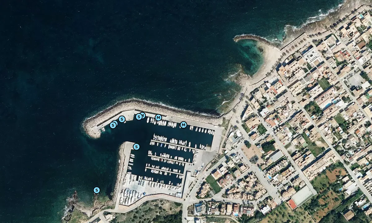 Satelite image of Colonia Sant Pere Marina