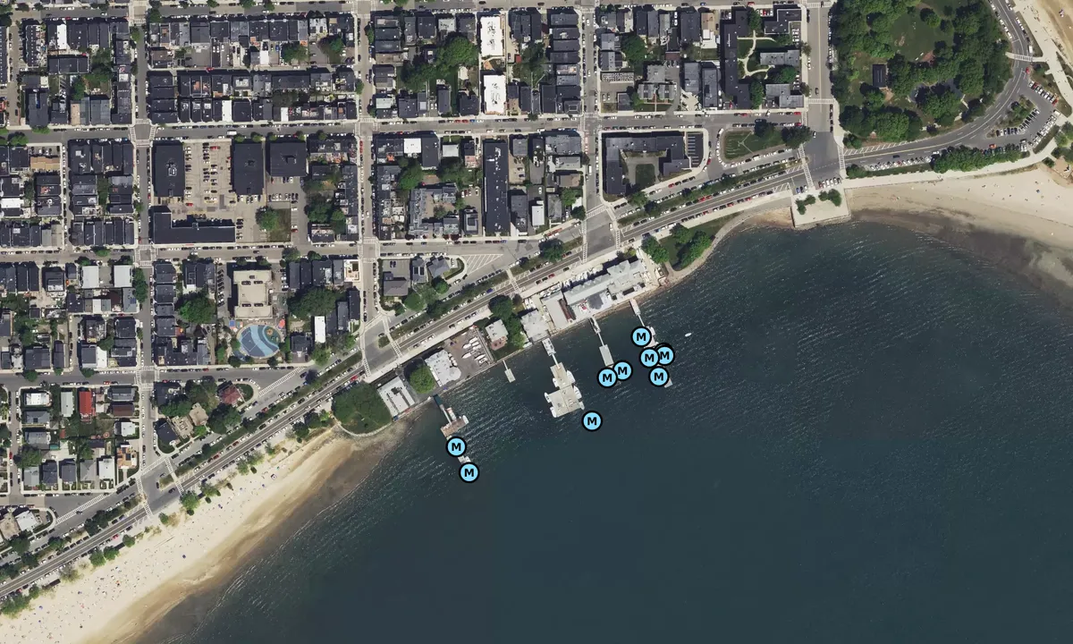 Satelite image of Columbia Yacht Club - Boston