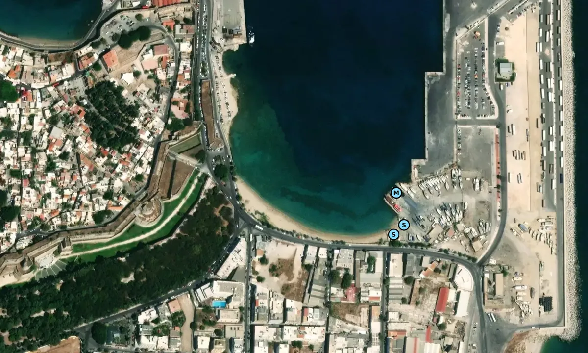 Satelite image of Commercial / Ferry Harbour