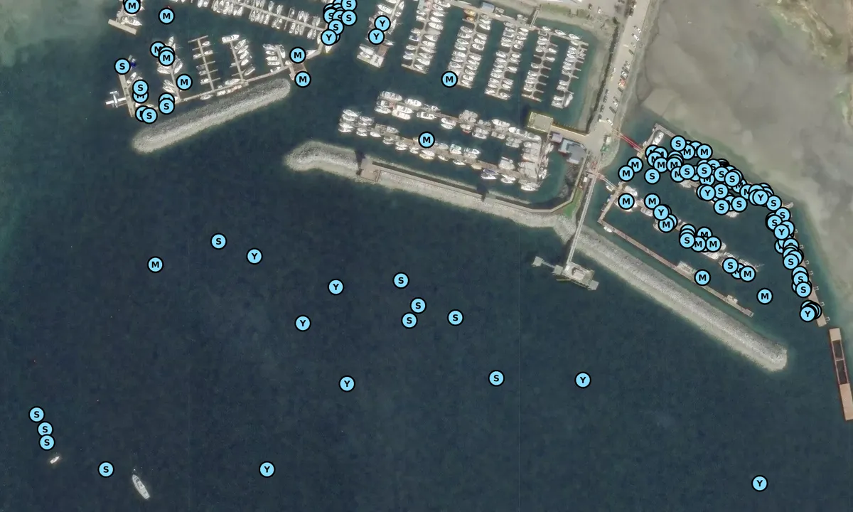 Satelite image of Comox