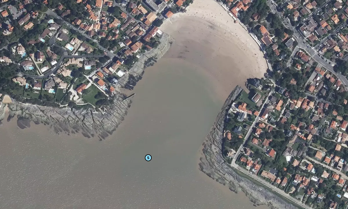 Satelite image of Conche de Saint-Palais