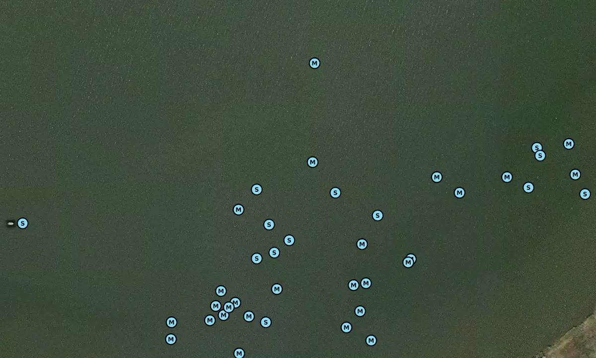 Satelite image of Conquest Beach