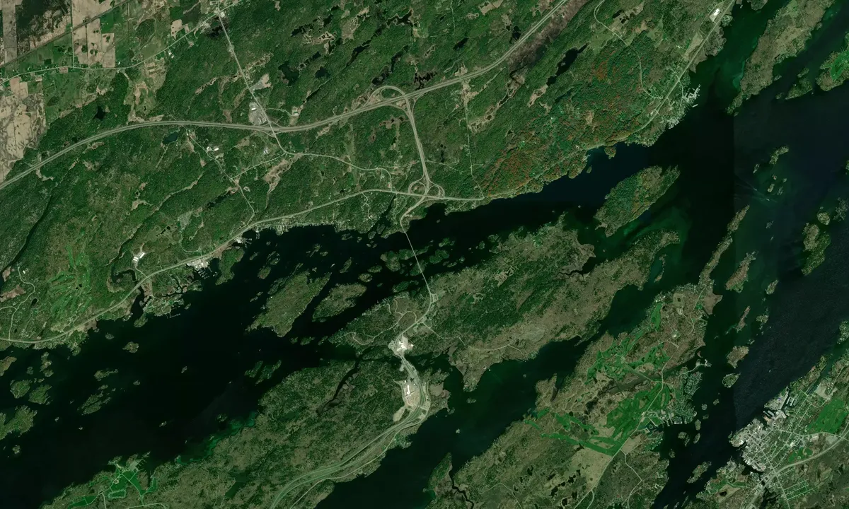Flyfoto av Constance Island (Parks Canada)