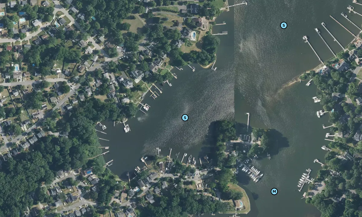 Satelite image of Cool Spring Cove