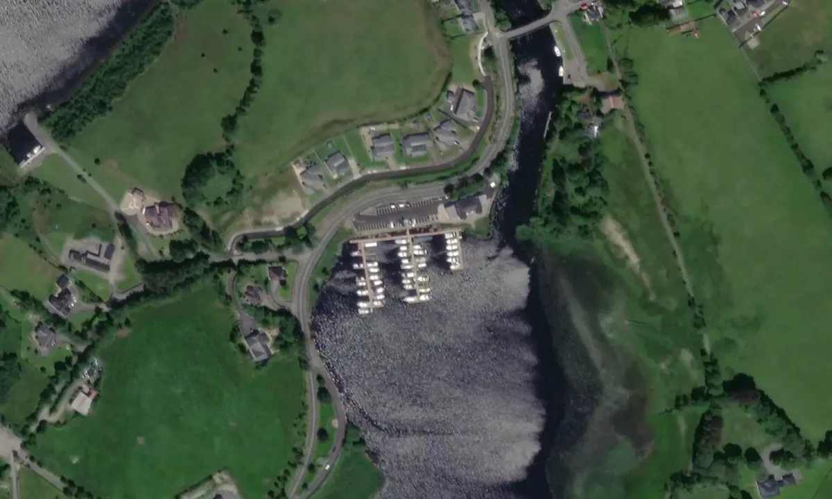 Flyfoto av Cootehall Marina